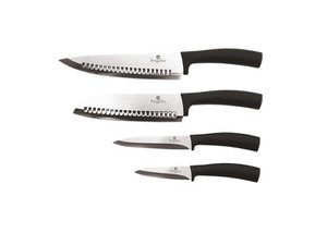 BerlingerHaus 4-piece knife set black