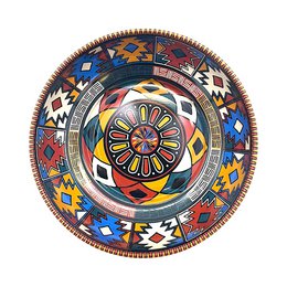 Metalskål - Mandala 5 - Medium - 9 cm