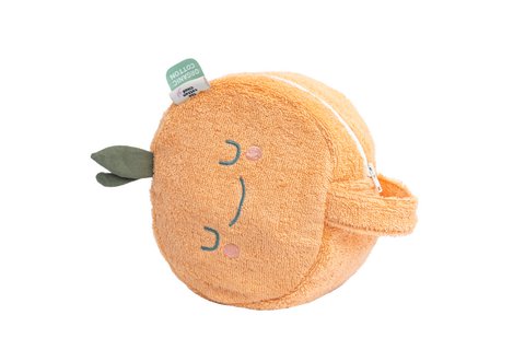 Frottee-Baumwolletui Mady Mandarine
