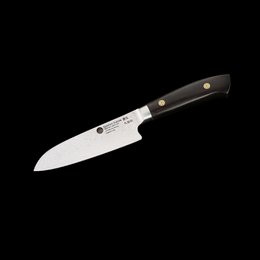 KATAHIRO KUBOTA Sense 3tlg. Santokumesser-set aus Damast und Ebenholzgriff