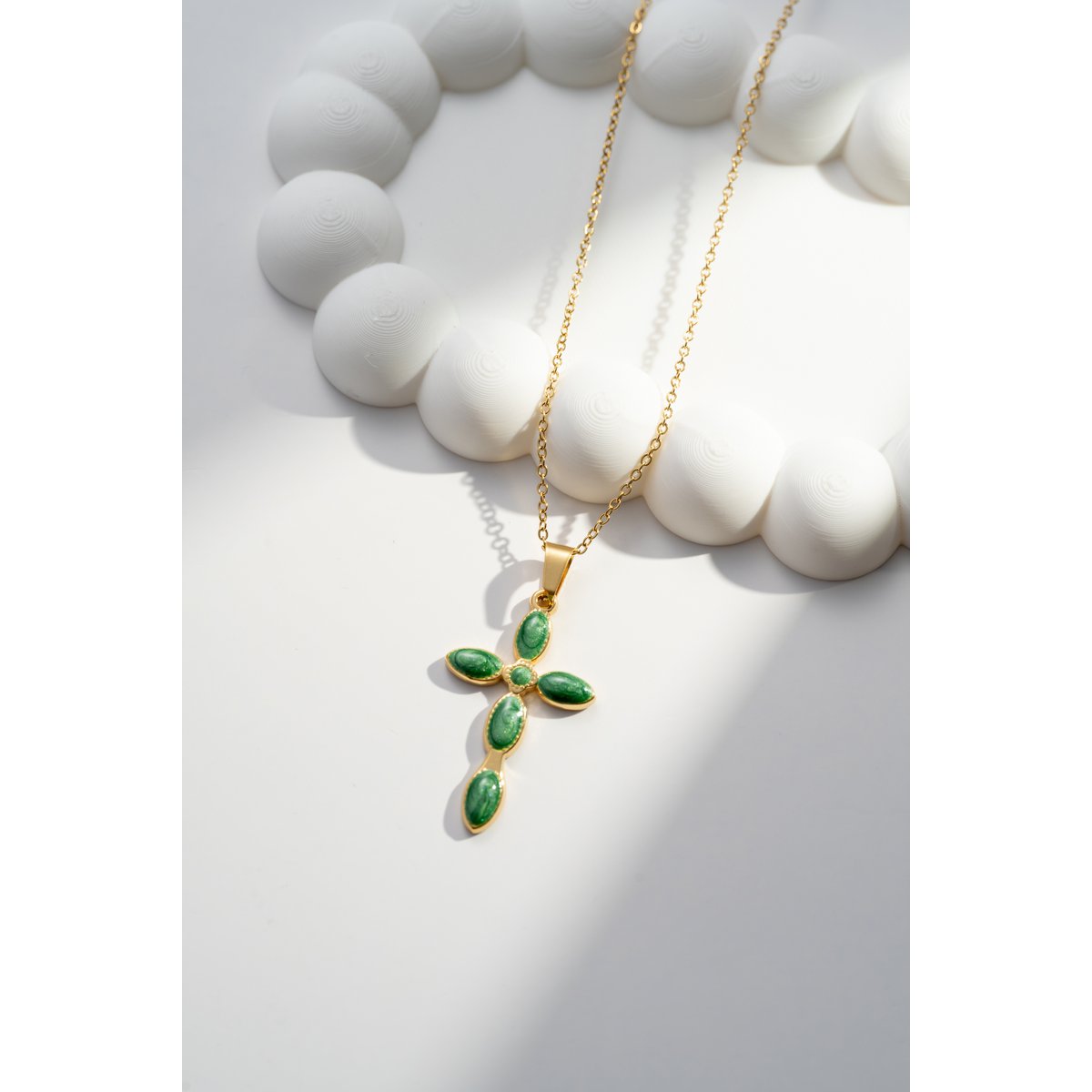 Roestvrijstalen ketting hanger elegante gouden gouden trendy