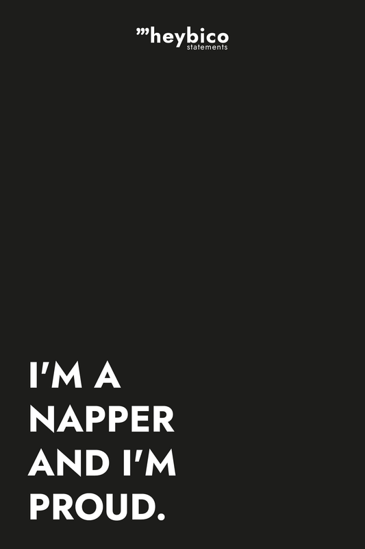 I AM A NAPPER - genanvendelig kop, kaffe at gå