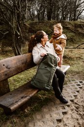 Familientasche | Leinwand - Waldgrün