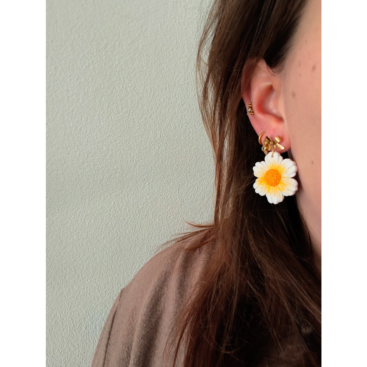 Boucles d'oreilles fleurs