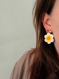 Boucles d'oreilles fleurs