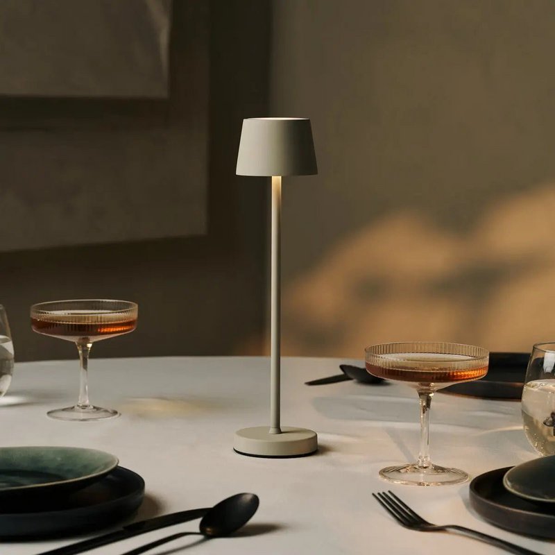 Vondel Mini Shadow Grå Trådløs Lampe