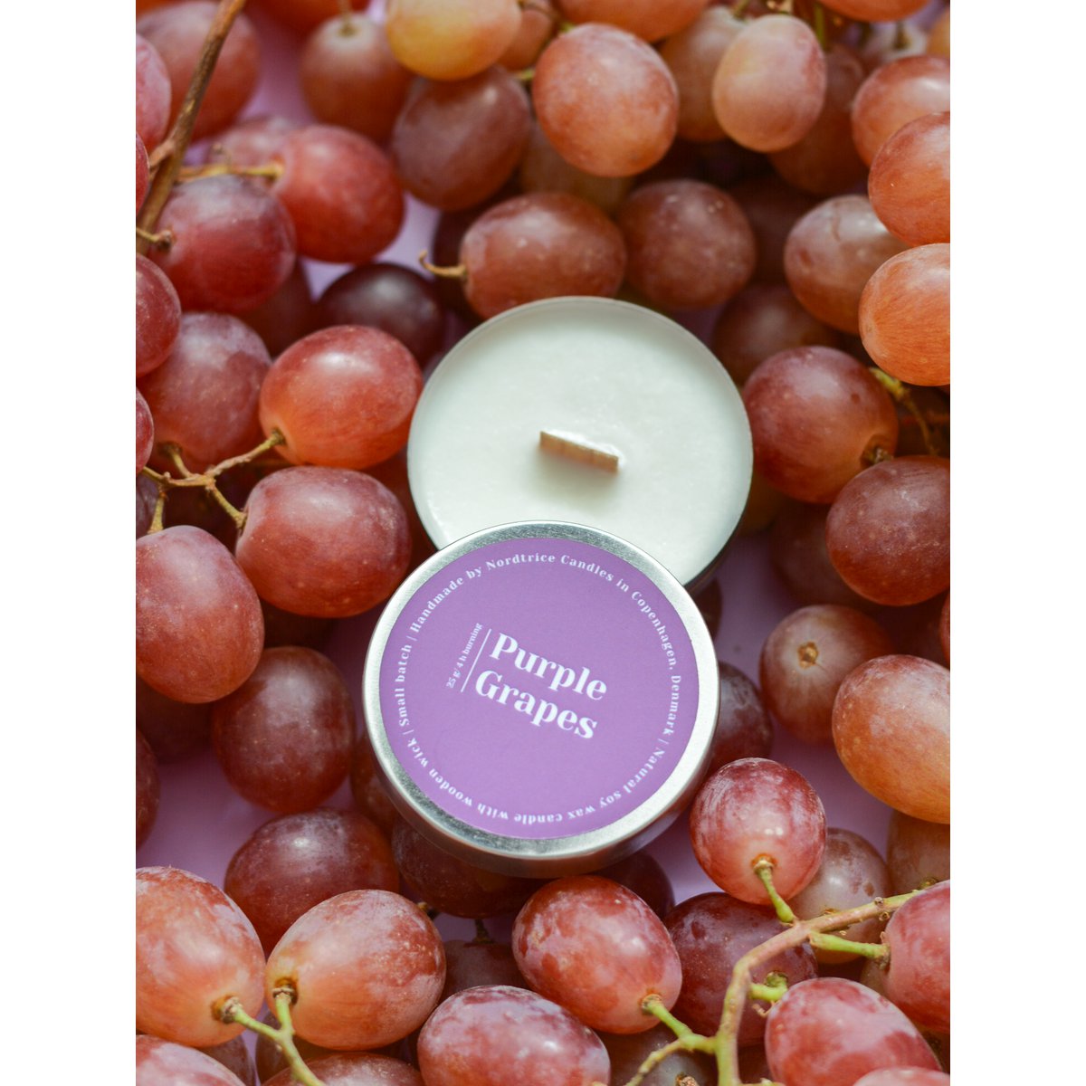 Mini bougies de soja parfumées, Raisins Violets