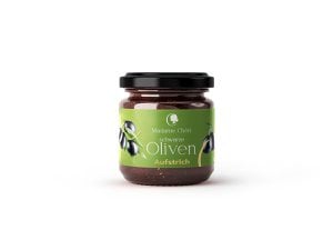 Aufstrich - Schwarze Oliven (180g)