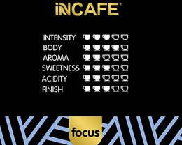 iNCAFE FOCUS Espressokaffee, 25 Nespresso-Komp. Kapseln
