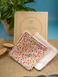 Box lingettes démaquillantes lavables - Semainier de 7 lingettes