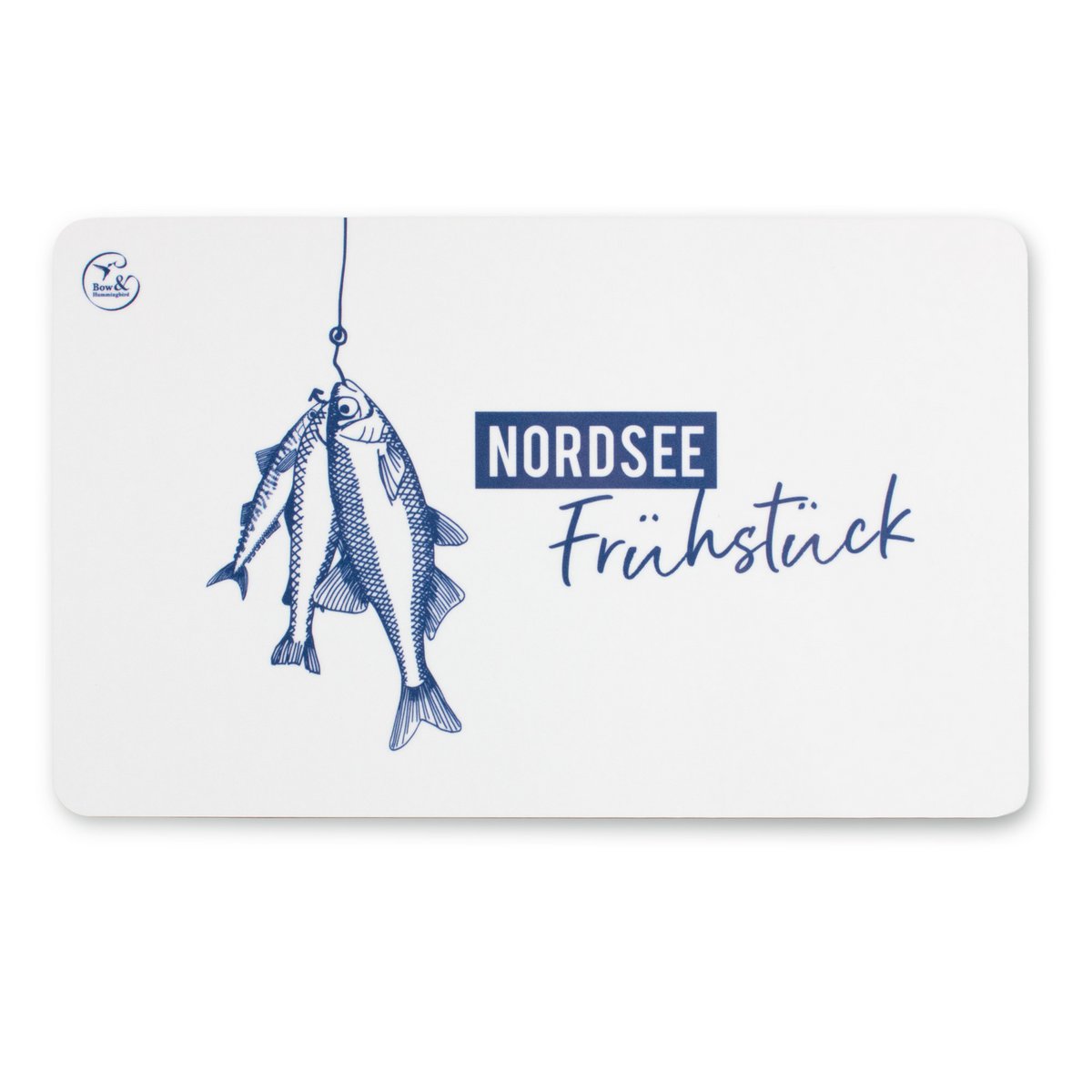 Planche à petit-déjeuner poisson en mélamine « Petit-déjeuner de la mer du Nord »