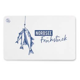 Planche à petit-déjeuner poisson en mélamine « Petit-déjeuner de la mer du Nord »