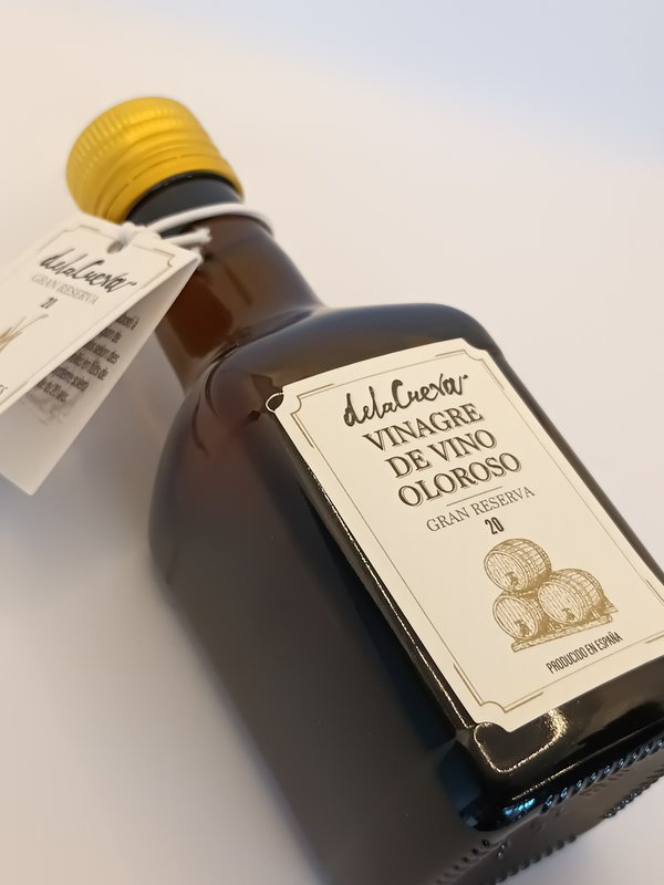 Oloroso vineddike. A.O.P. MONTILLA MORILES. 20 ÅRS RESERVE