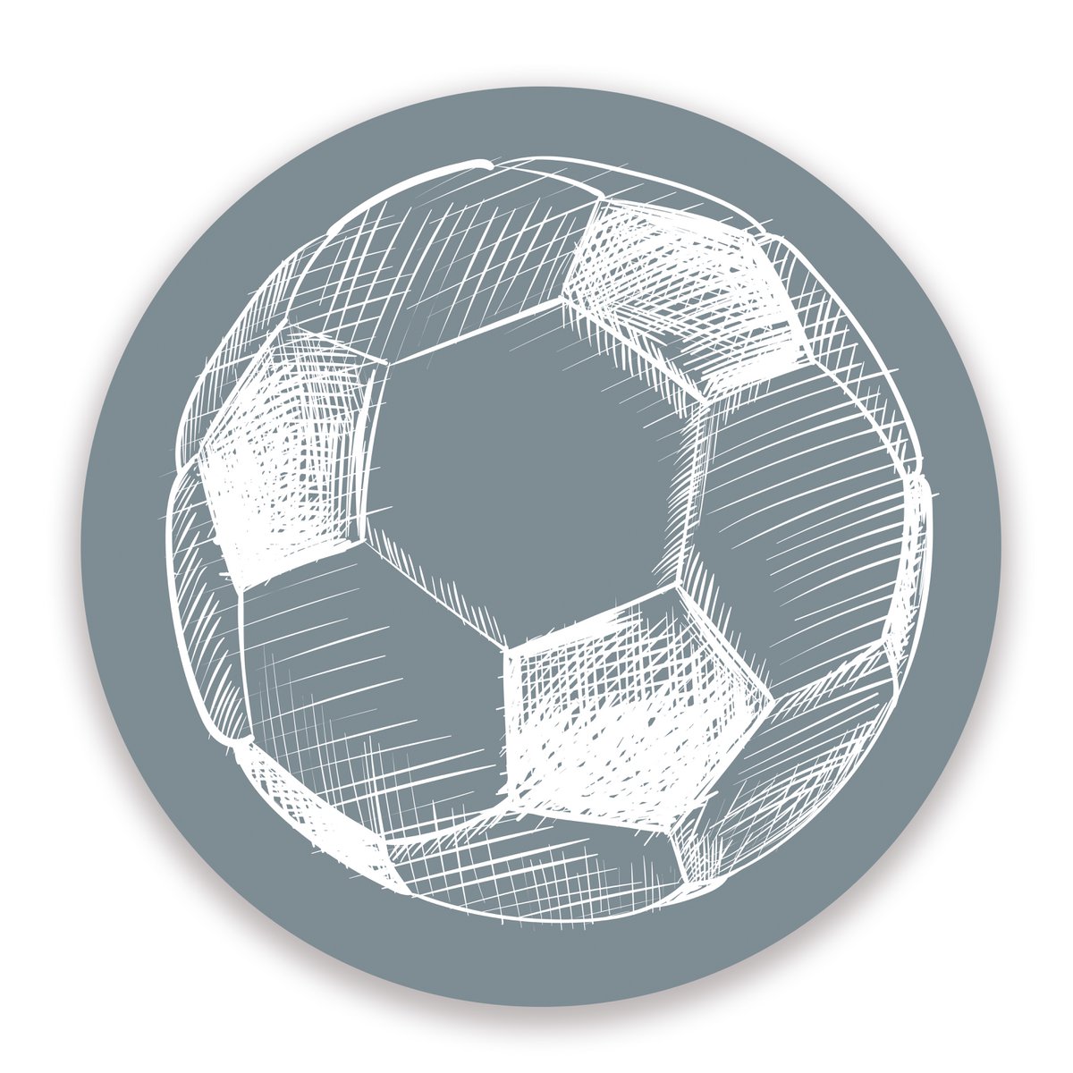 Vægcirkelsæt med sportsbolde