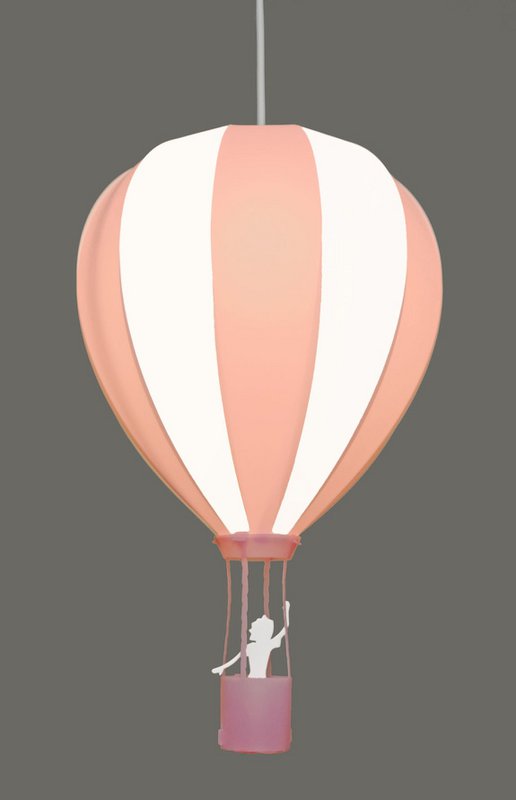 CHILDREN'S HANGING LAMP PINK BALLOON
