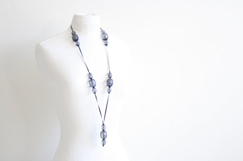 Halsketting Medium - blauw