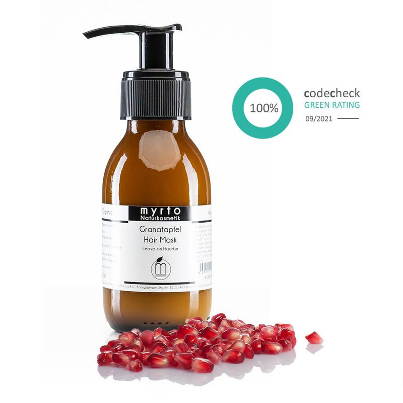 myrto Bio Hair Mask Melograno - Trattamento senza risciacquo per capelli danneggiati