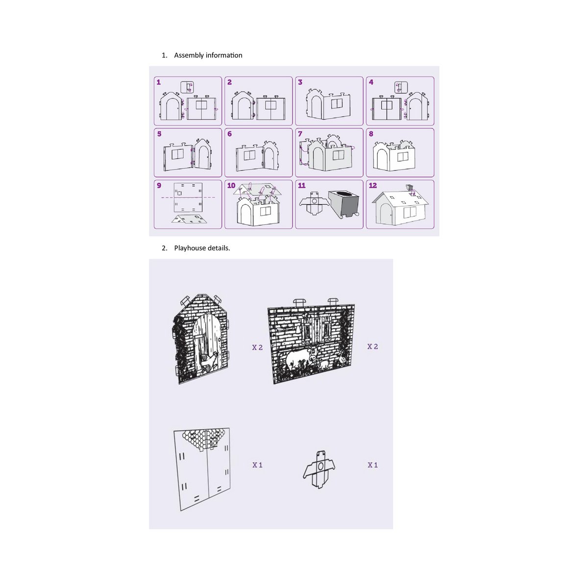 Creative Playhouse piccola fattoria, giocattolo di cartone per bambini, fai -da -te, costruzione e colorazione, 3+, ottimo regalo per compleanni e feste