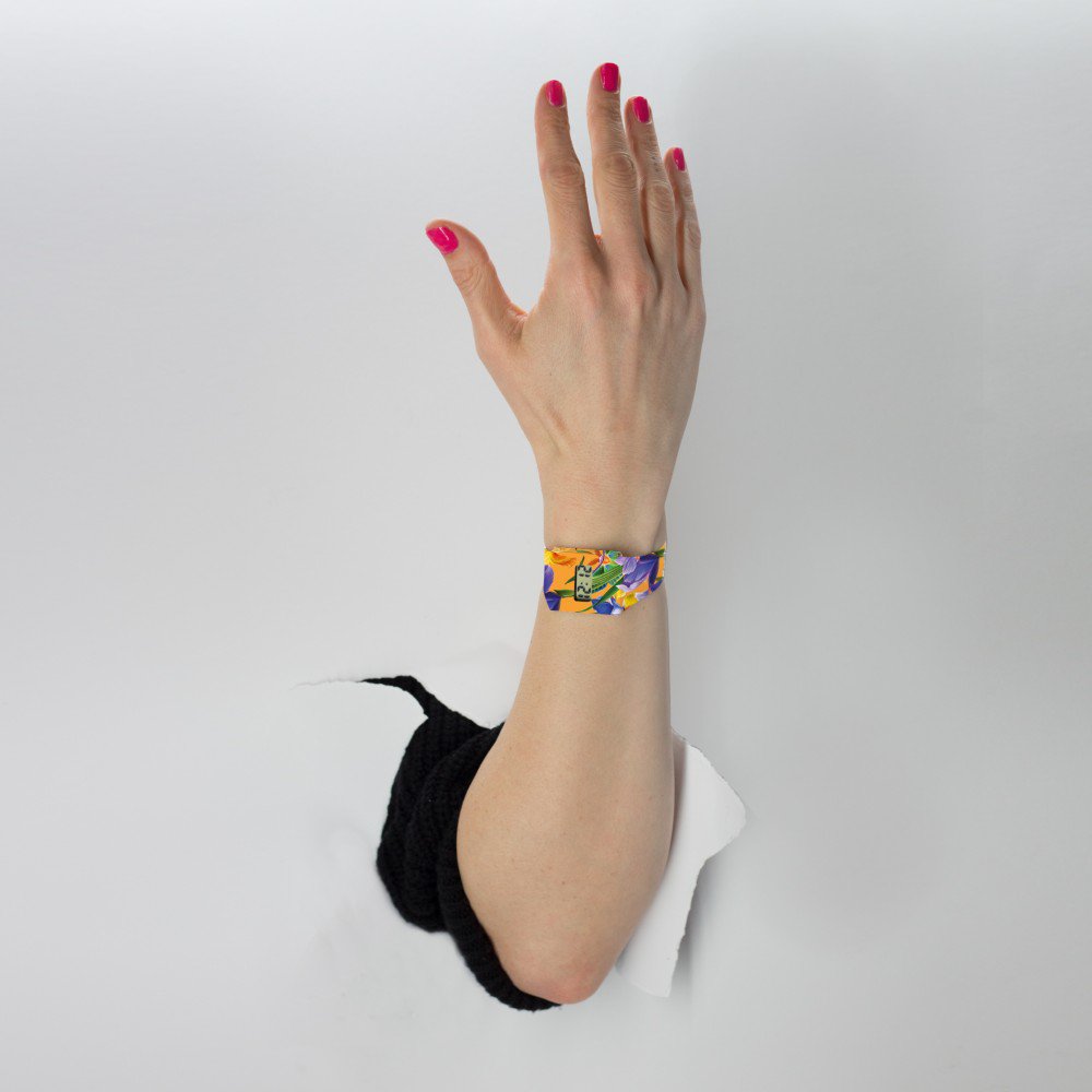 ​ PETITE ORCHID Pappwatch / Paperlike Watch / Digitale Armbanduhr aus Tyvek®