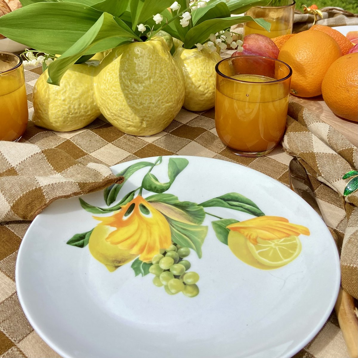 Botanical Wonders - Set of 4 breakfast plates