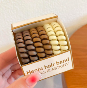 Spiral rubber bands set -