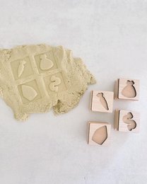 Træstempelsæt · Sinterklaas (8 mønstre, dobbeltsidet)