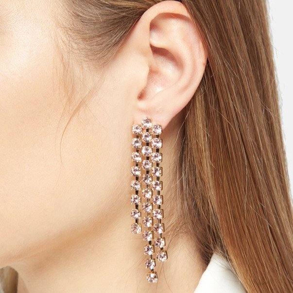 Alice Earrings Vintage Rose