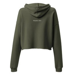Crop Hoodie – Self Love Addicted mit STICKEREI