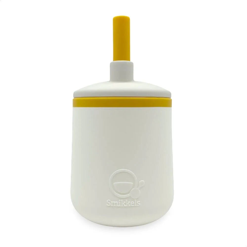 Silicone children's cup (white)