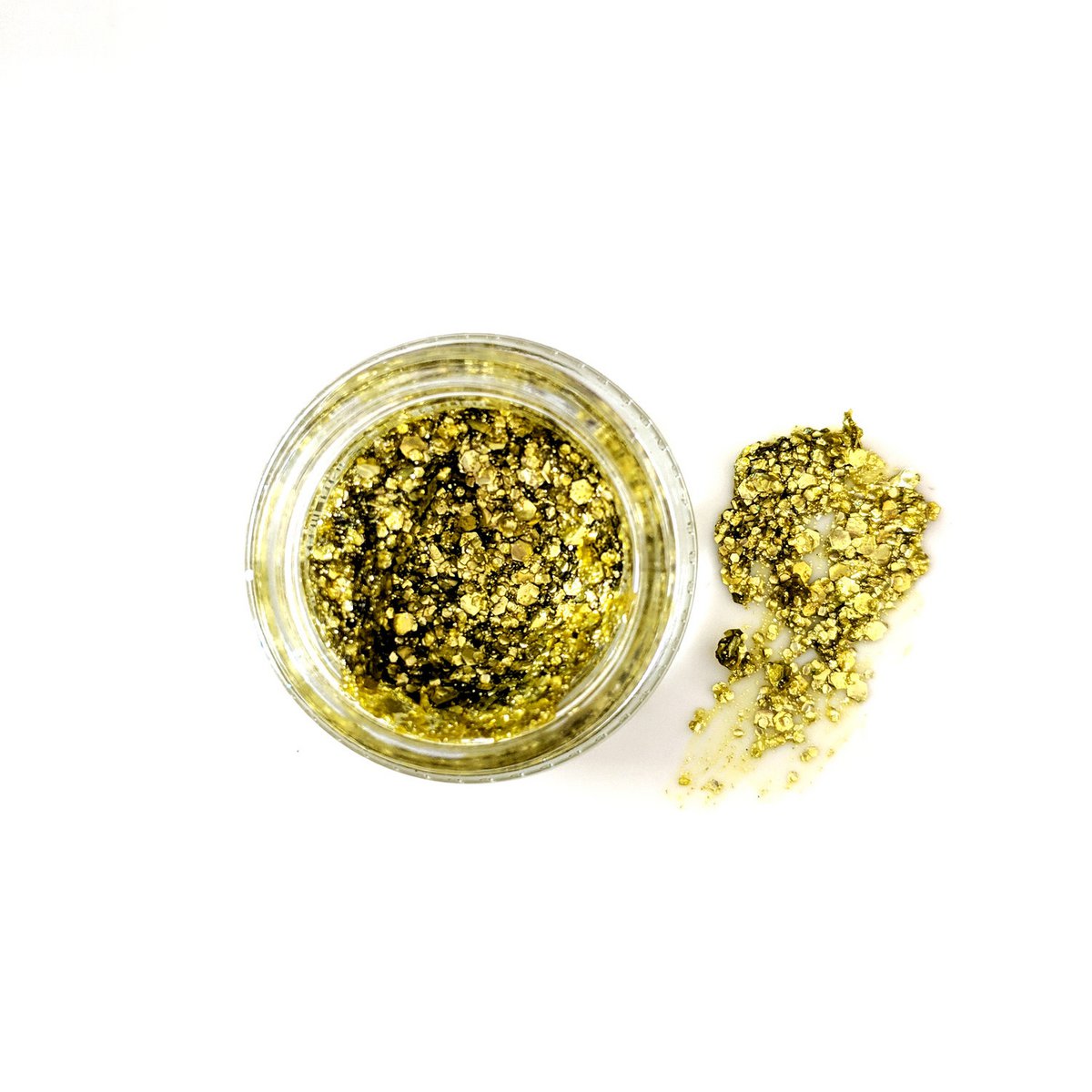 Glitzergel: Gold