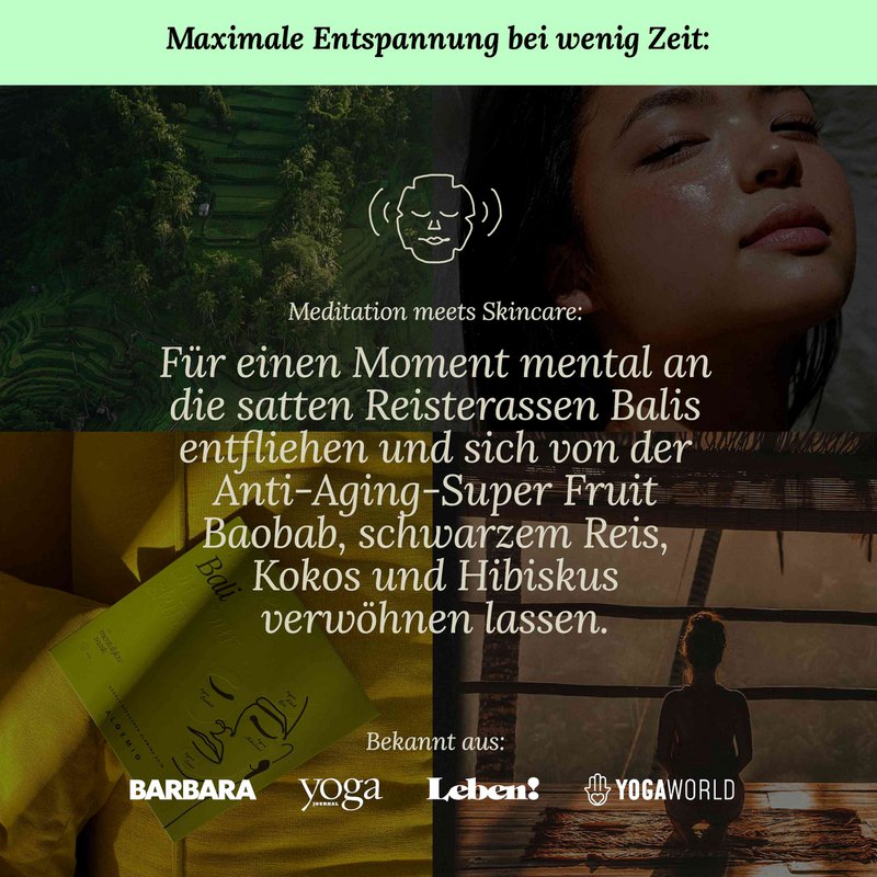 Slow Down Antioxidants - Bali - Meditation Facial