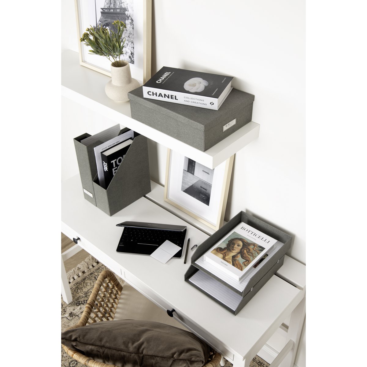 HOLGER nested document organizing, set of 5 - Grey C64