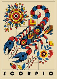 Stjernetegn Print - Bauhaus Style