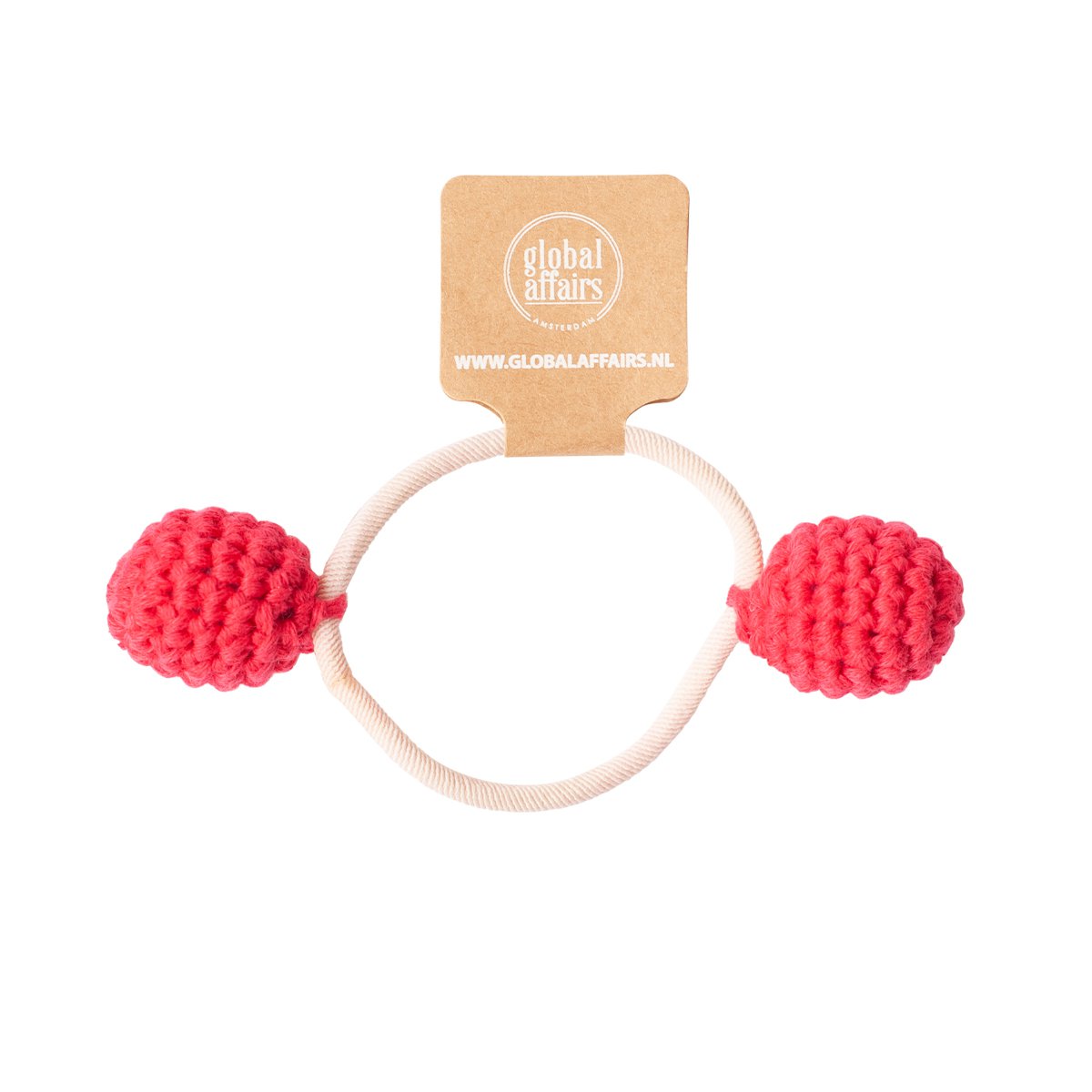Élastiques Cheveux Boule Crochet Assortis 4 couleurs