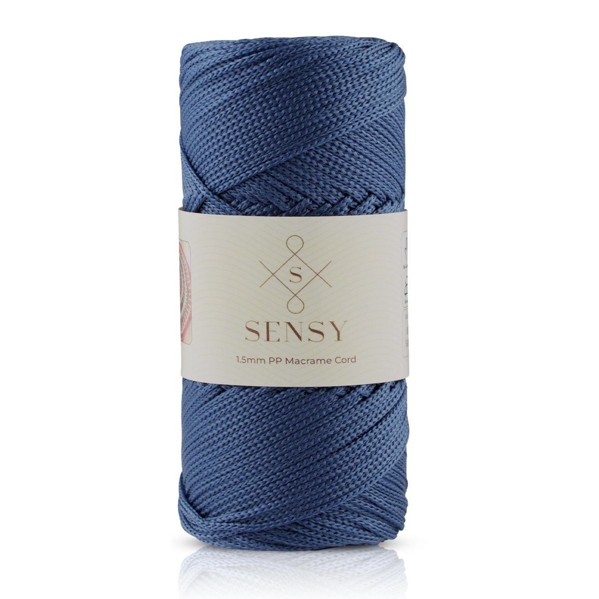 Cordoncino macramè Sensy Premium da 1,5 mm - 164 iarde, 100% poliestere