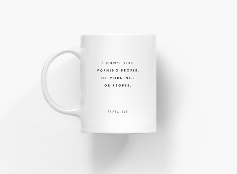 Tasse aus Keramik / "The Mug" Morning People