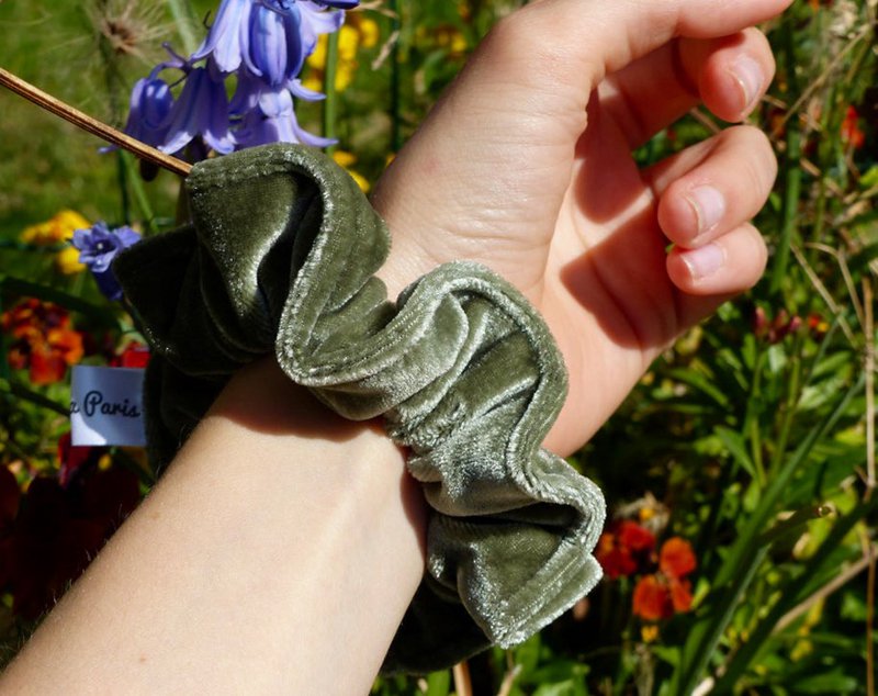 Scrunchie Oliven