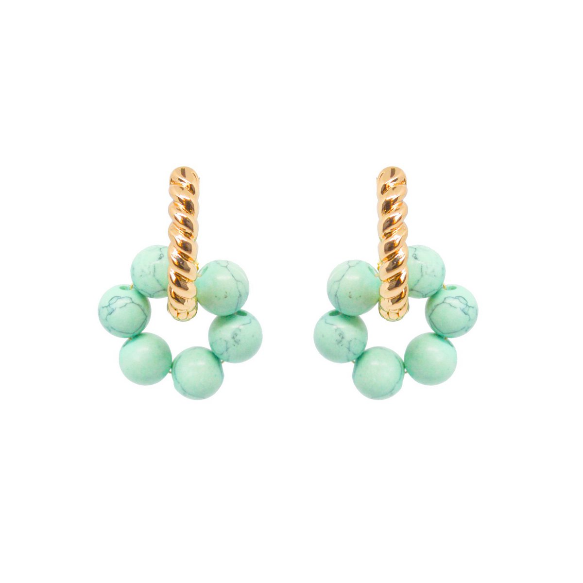 Howlite earrings
