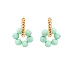 Howlite øreringe