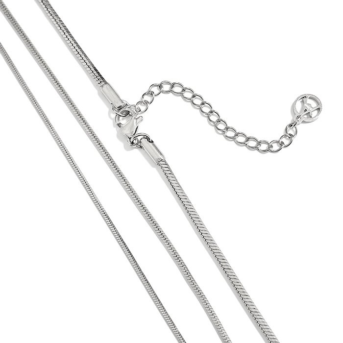 Achthoekige slangenketting ketting