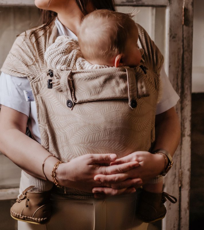 Baby Carrier Wrap & Go Baby - Palm - Beige / Sand
