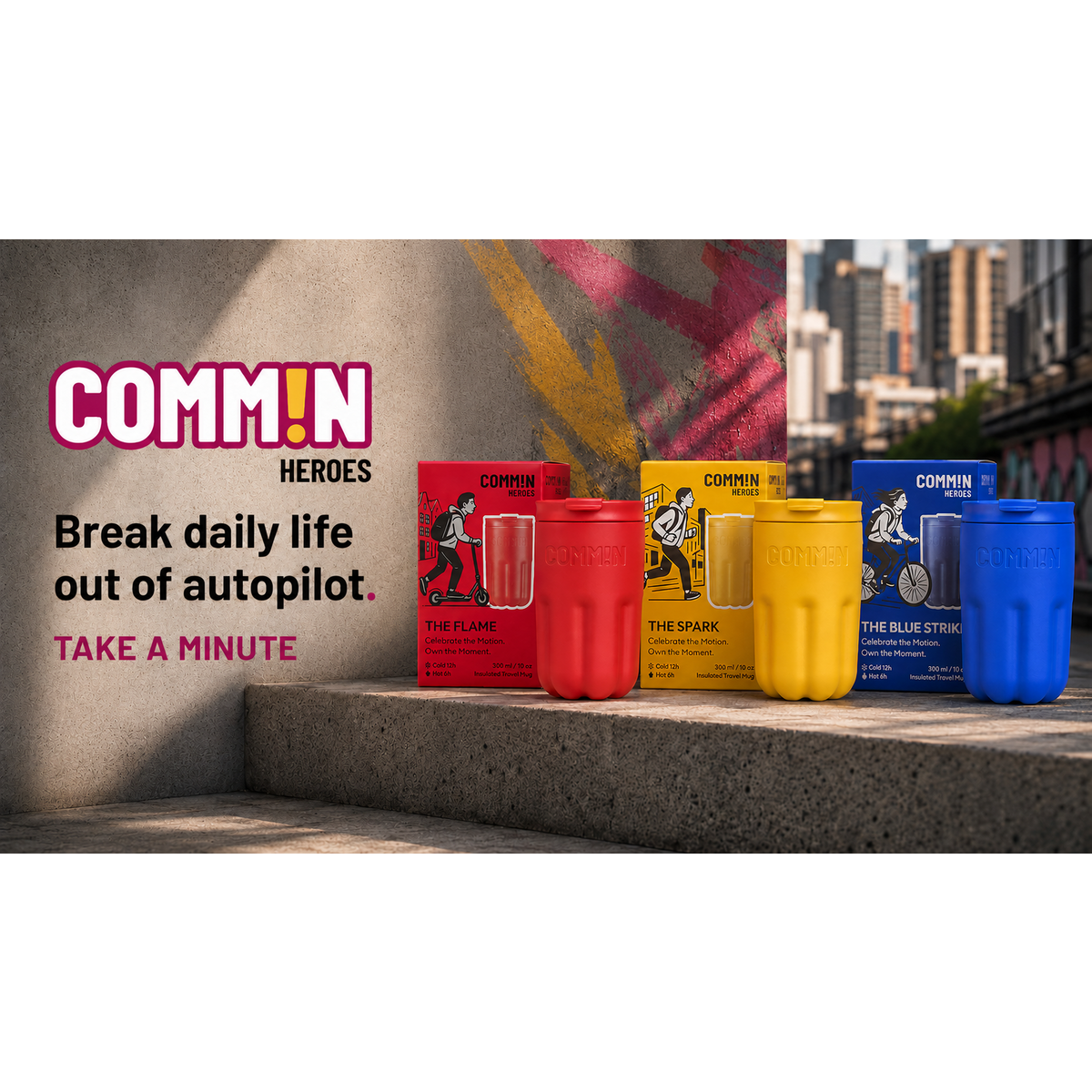 COMM!N Coffee Corner Set | Conversation Starter Collection