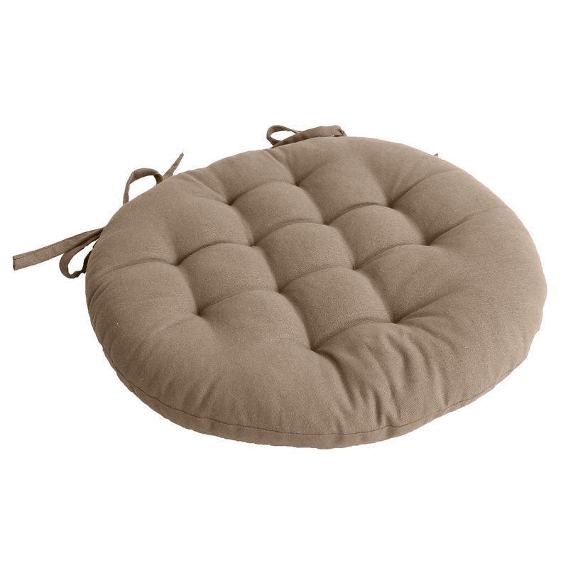 Panqueque acolchado redondo, 38cm, 100% algodón, Colección PANAMA