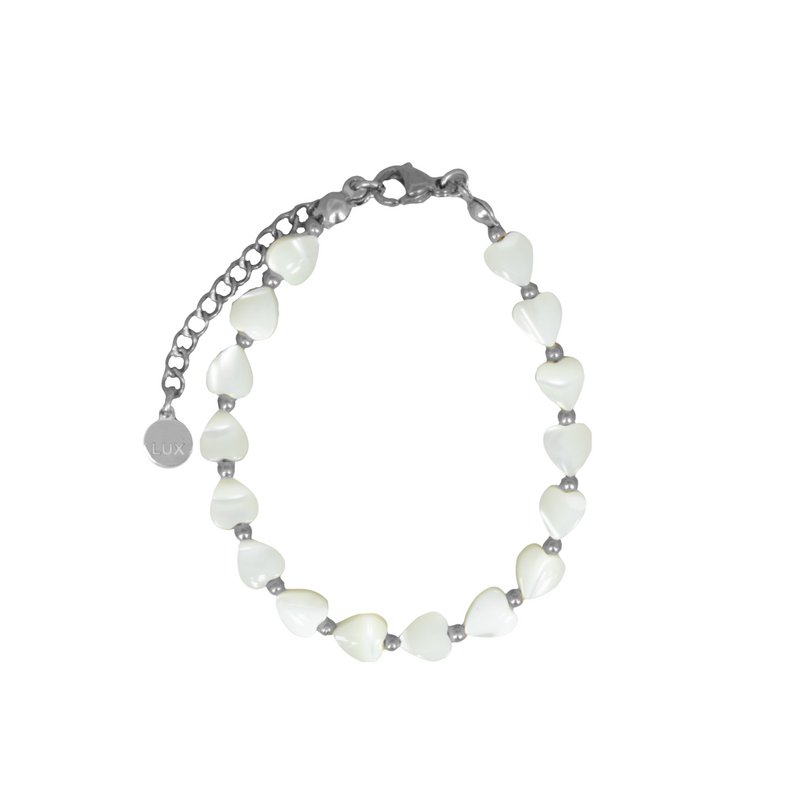 Bracciale | Cuori di madreperla