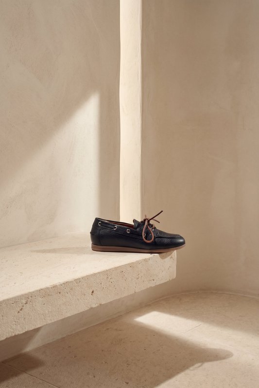 KAI BLACK – Skórzane buty żeglarskie