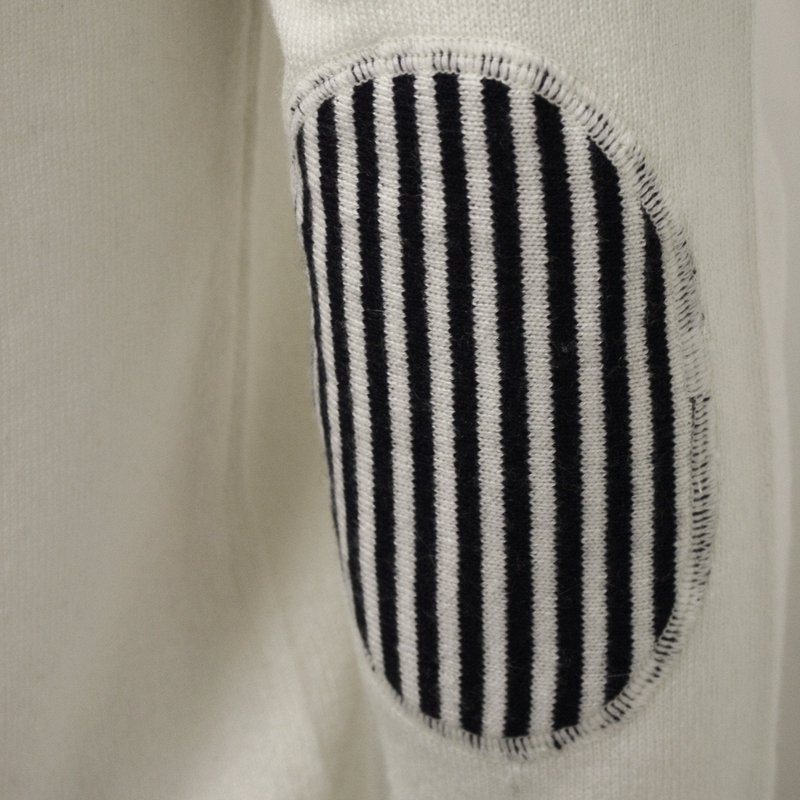 Cashmere Sweater Button Neck Silke Cashmere Woolwhite