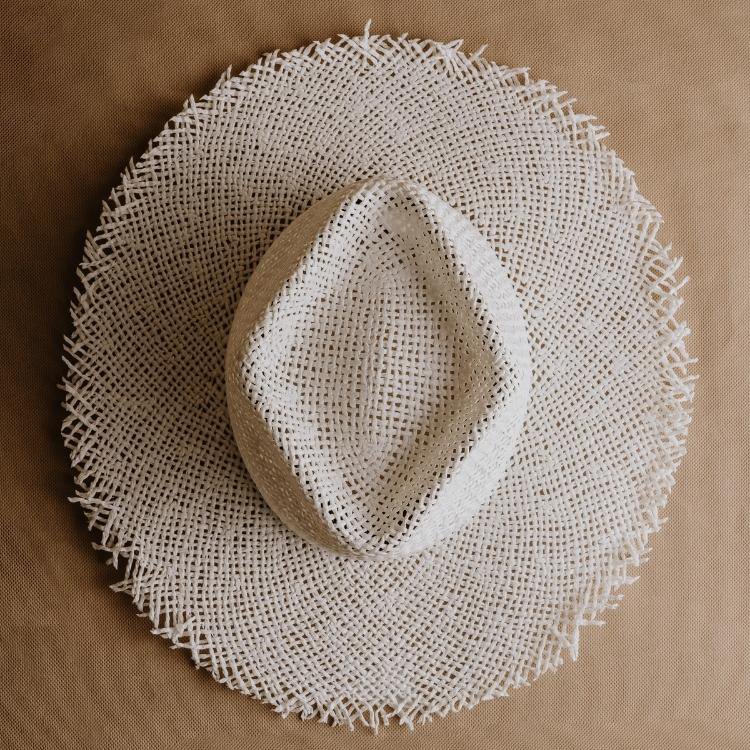 San Pancho · White beach hat
