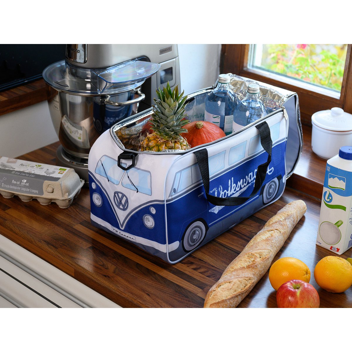 Volkswagen VW T1 Bus Bolsa Nevera (25 l) - Azul