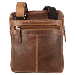 Skuldertaske eller Crossbody-taske i 6 farver glat læder med justerbar skulderrem