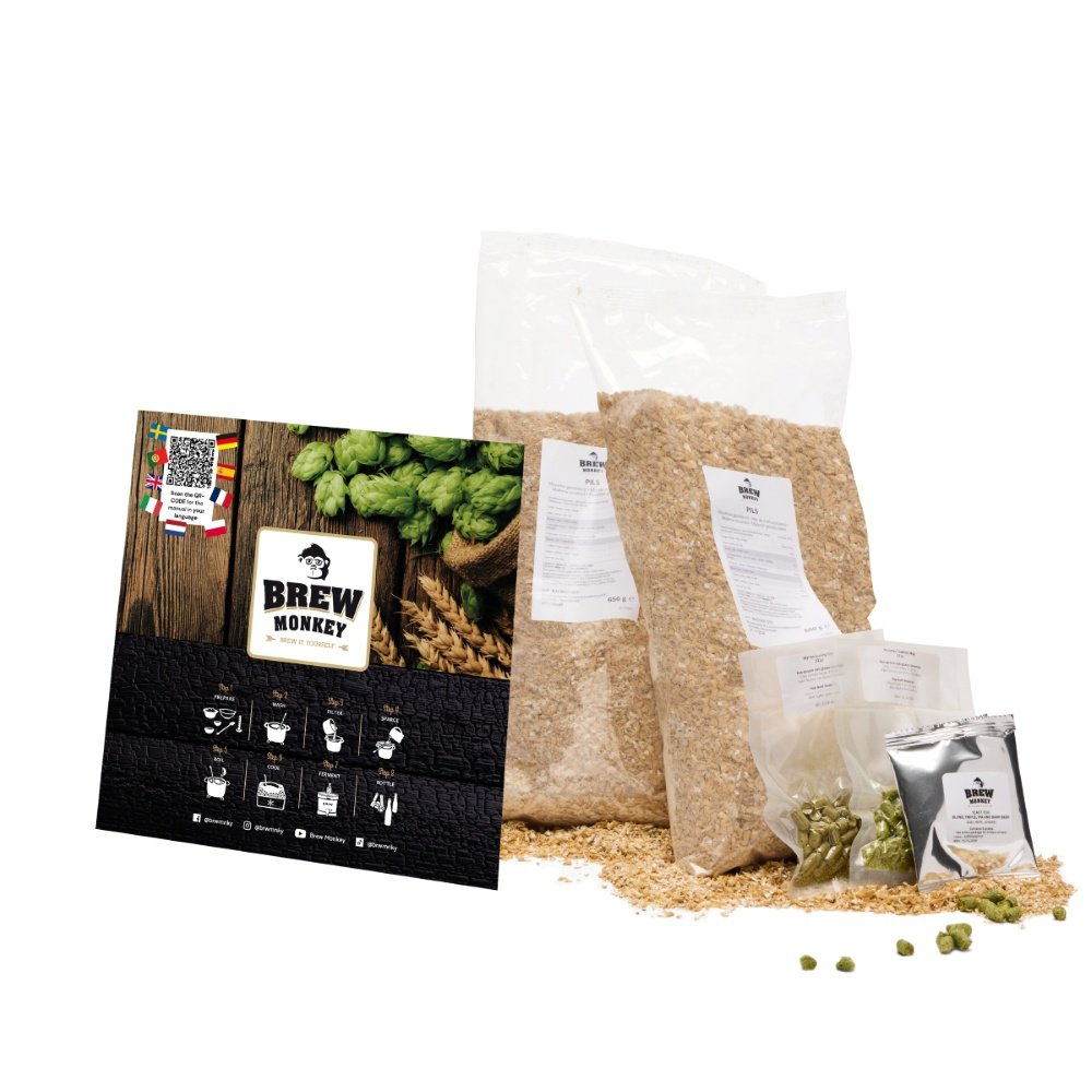 Kit de elaboración de cerveza Brew Monkey - Tripel completo